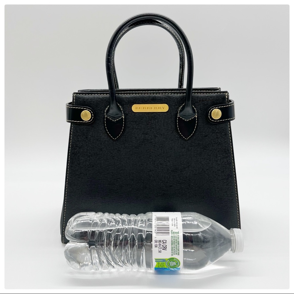 BURBERRY Leather Handbag Satchel - Picture 12 of 12